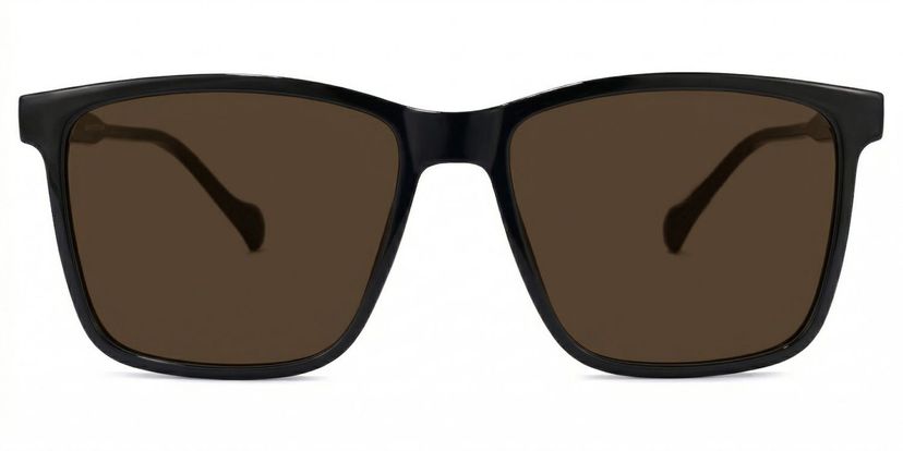 Burgos Black Square Sunglasses