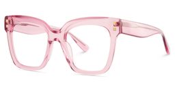 Minguela Square Pink Glasses3