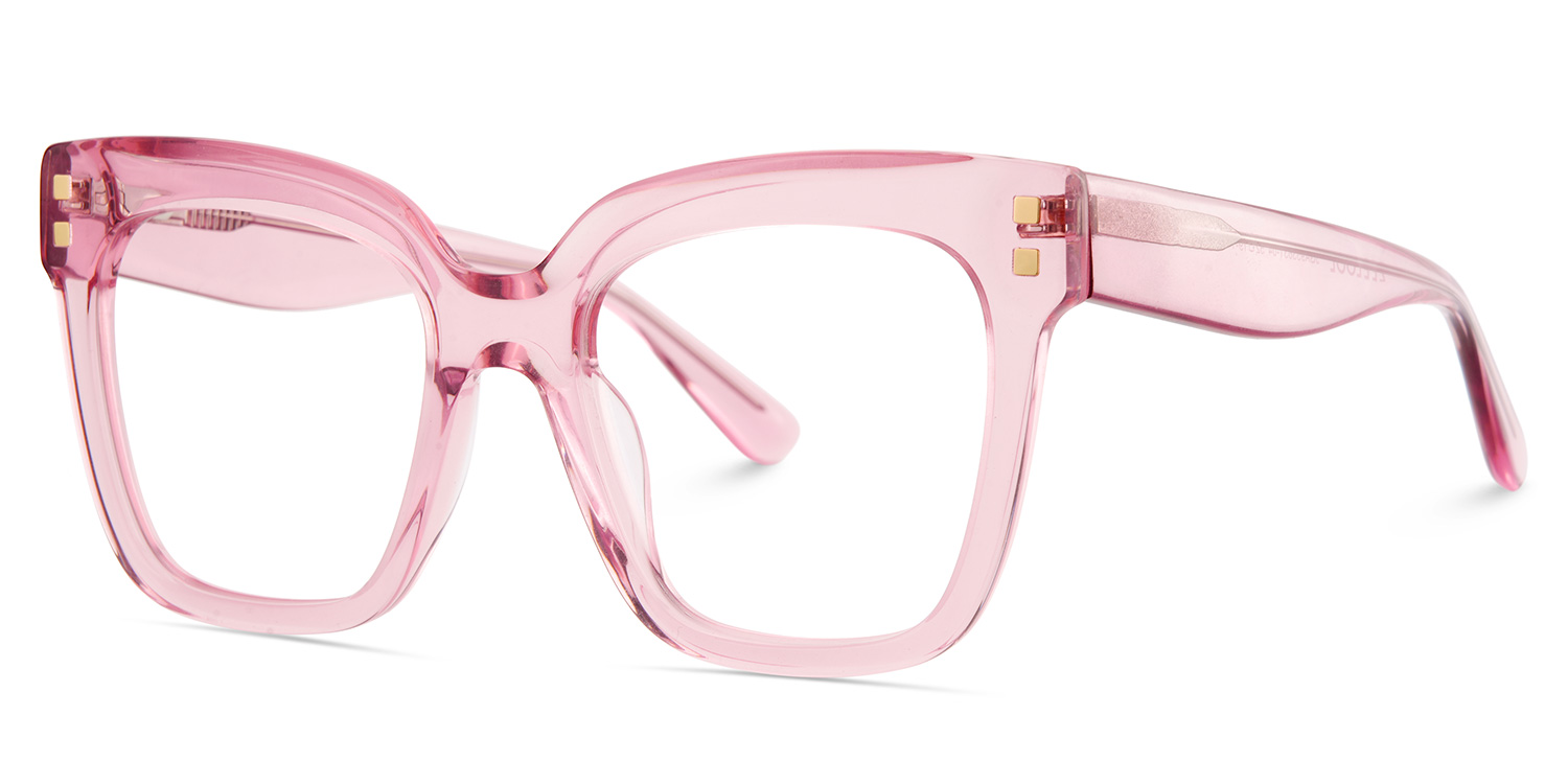 Minguela Square Pink Glasses3