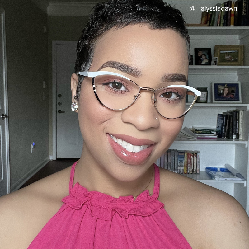 Sydney Cat Eye Gold Glasses8