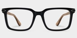 Noah Black Rectangle Glasses1