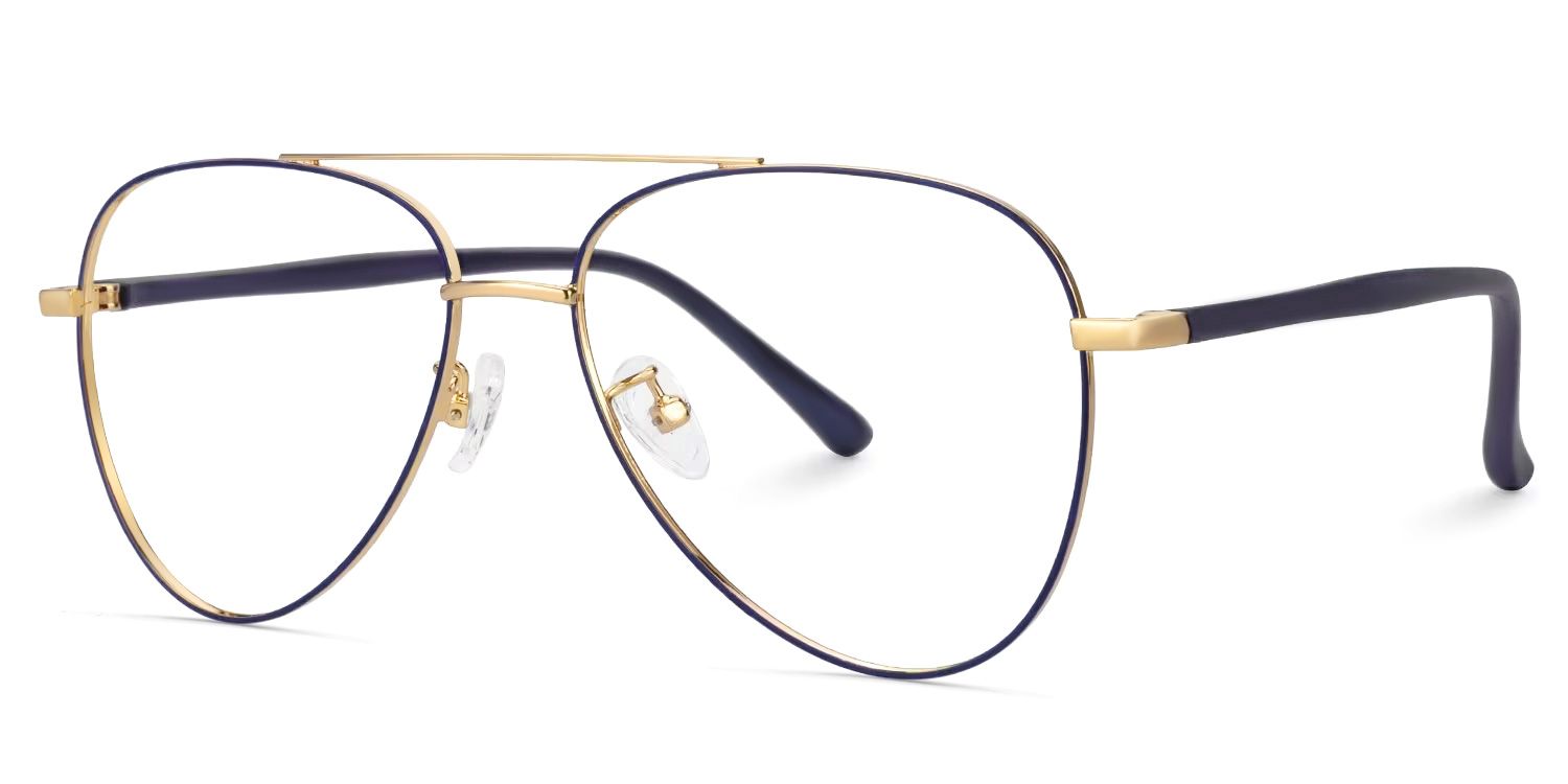 Paige Aviator Black-Gold Glasses | ZEELOOL UK4
