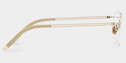 Carson Rectangle Light Gold Glasses3