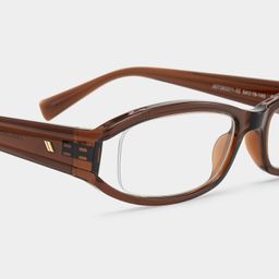 Willow Brown Rectangle Glasses4