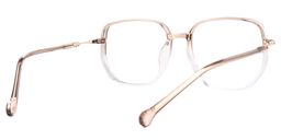 Joana Geometric Beige Glasses3