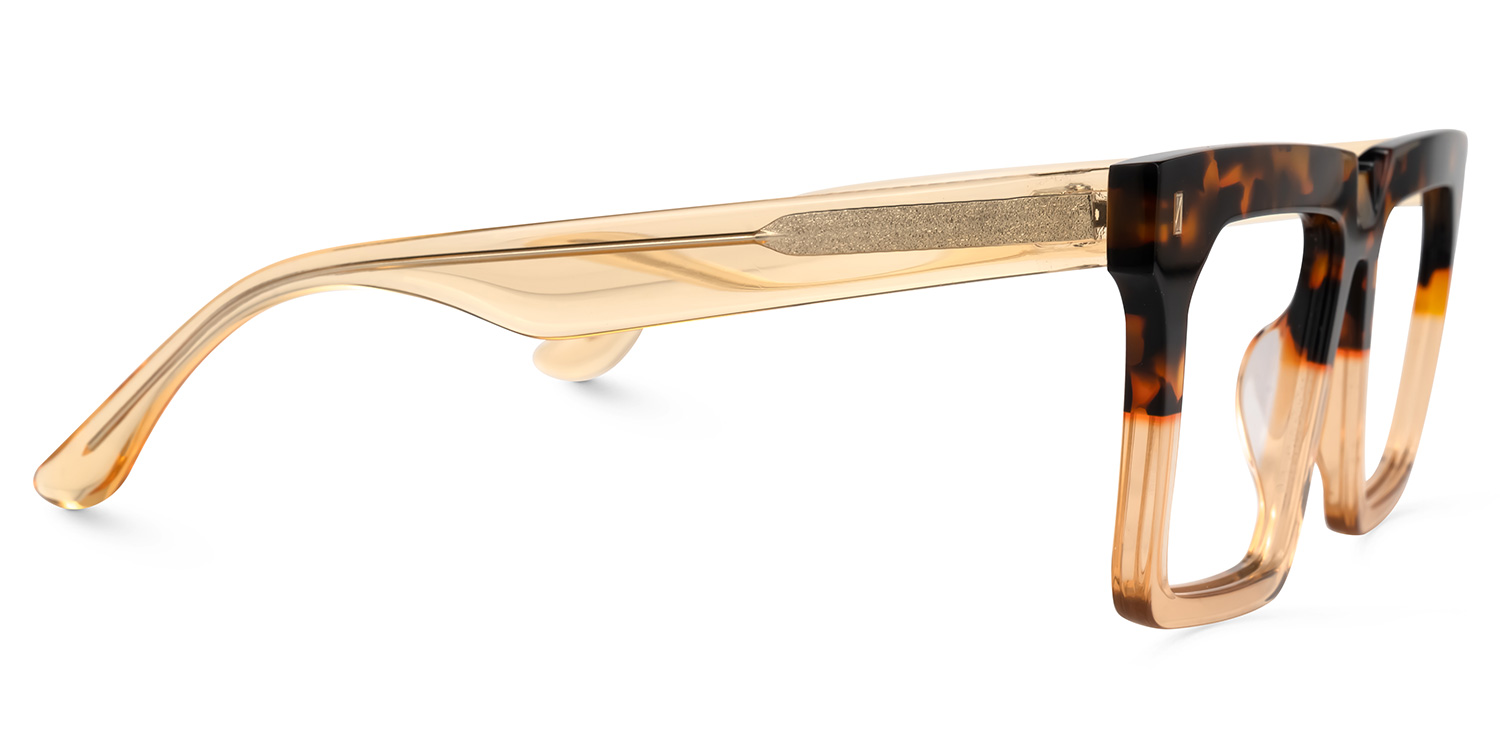 Rectangle Moreland Two-Tone Glasses deals -Zeelool Glasses2