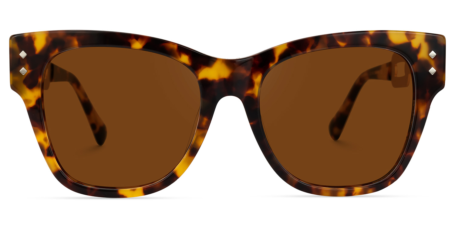 Britton Square Tortoise Sunglasses0