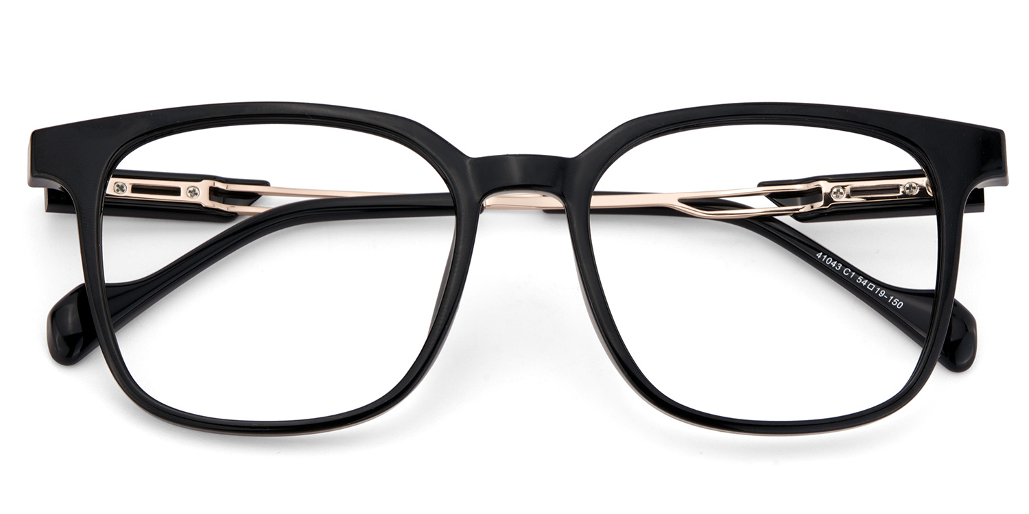 Chloe Black Square Prescription Glasses | ZEELOOL UK2