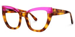 Shahdia Geometric Burnt-Umber Glasses1