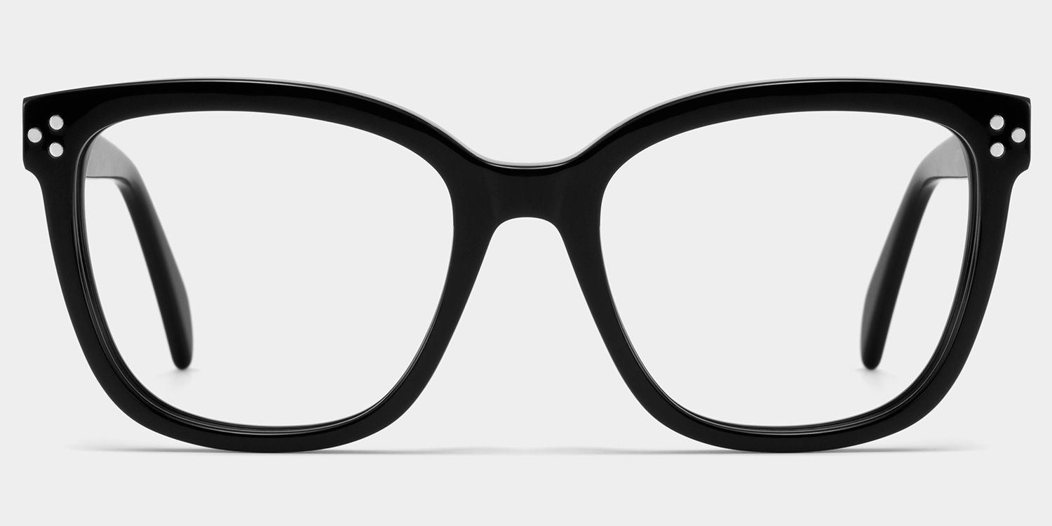 Scarlett Black Frame Glasses with Square Frame Online | ZEELOOL1