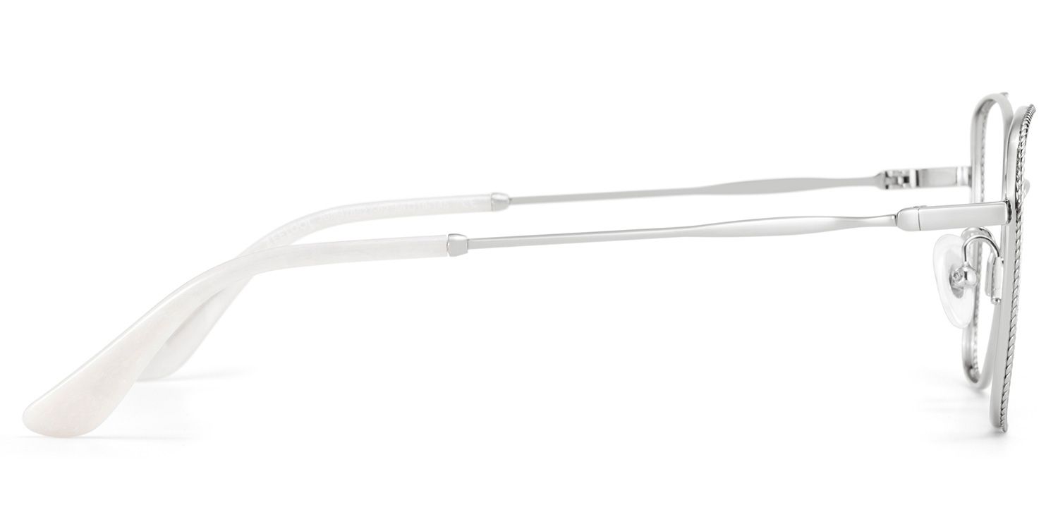 Kai Eyeglasses in Butterfly Silver Frame | ZEELOOL UK3