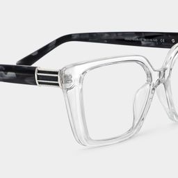 Emery Clear Square Glasses5