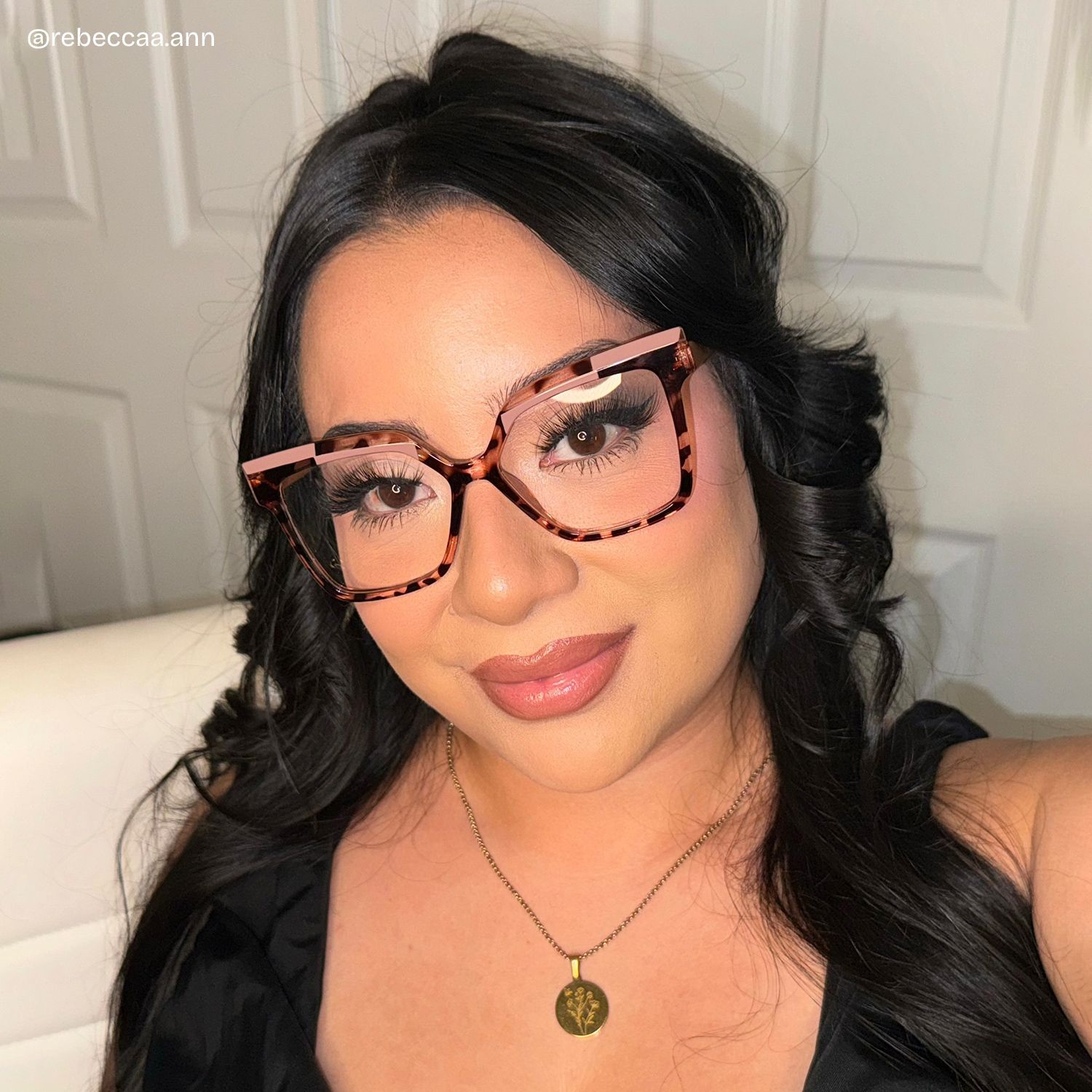 Square Eboney Tortoise Frame Glasses Deals -Zeelool Optical7