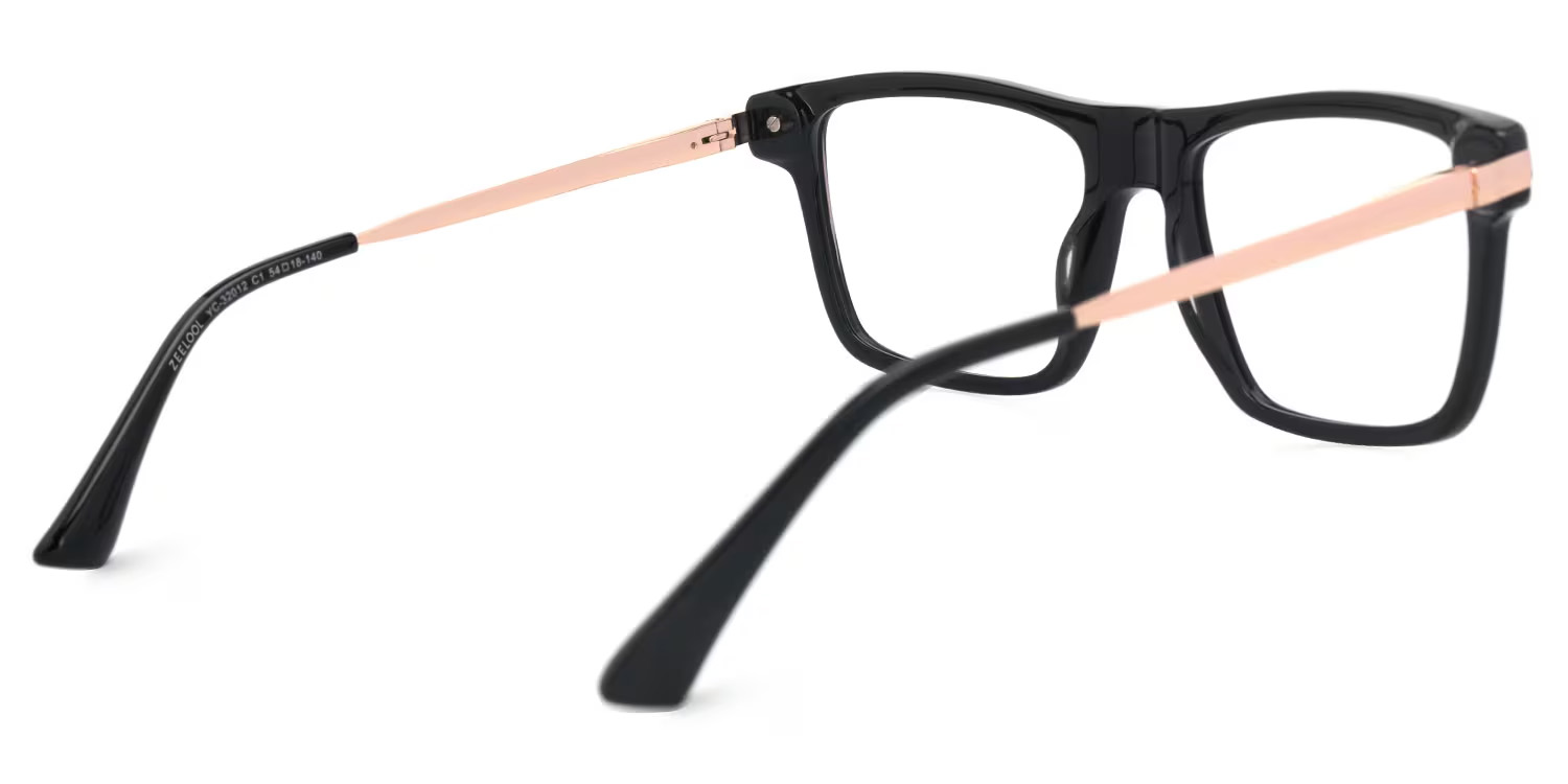 Rectangle Finklea Black Glasses deals -Zeelool Glasses3