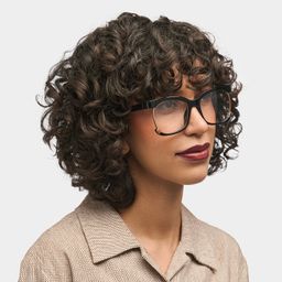 Obando Square Black Glasses1