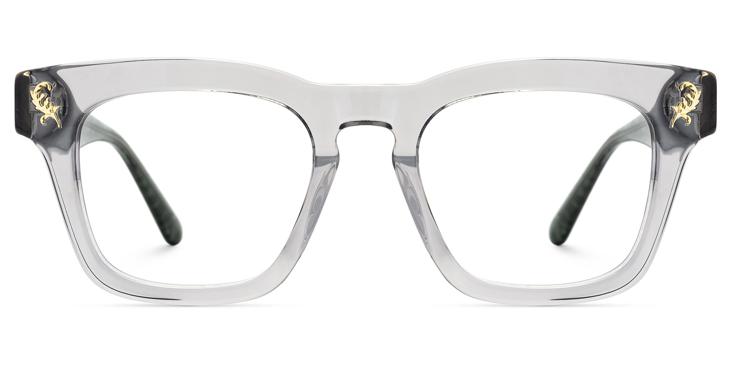 Dodard Square Gray Glasses0