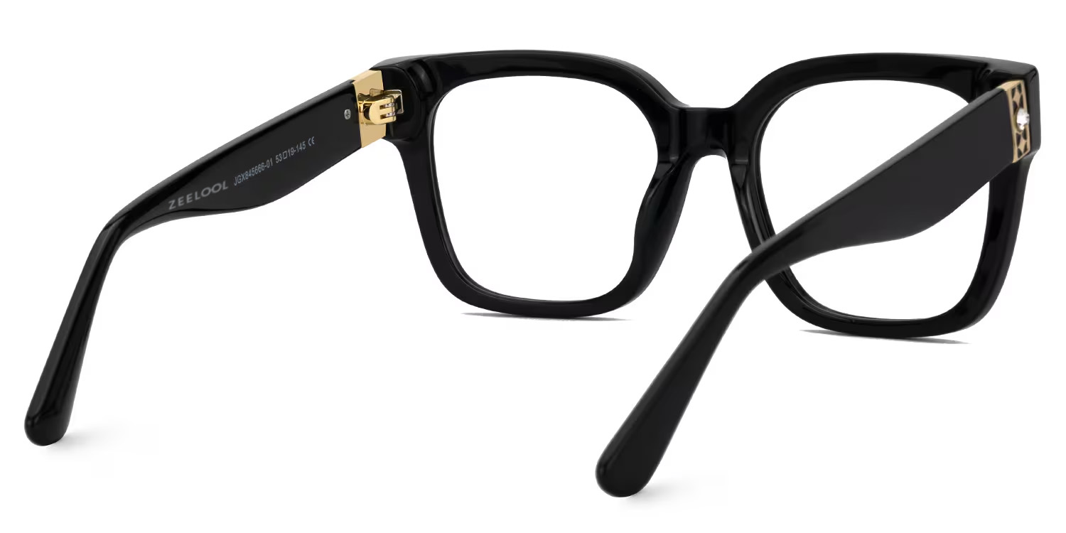 Scicluna Square Black Glasses3