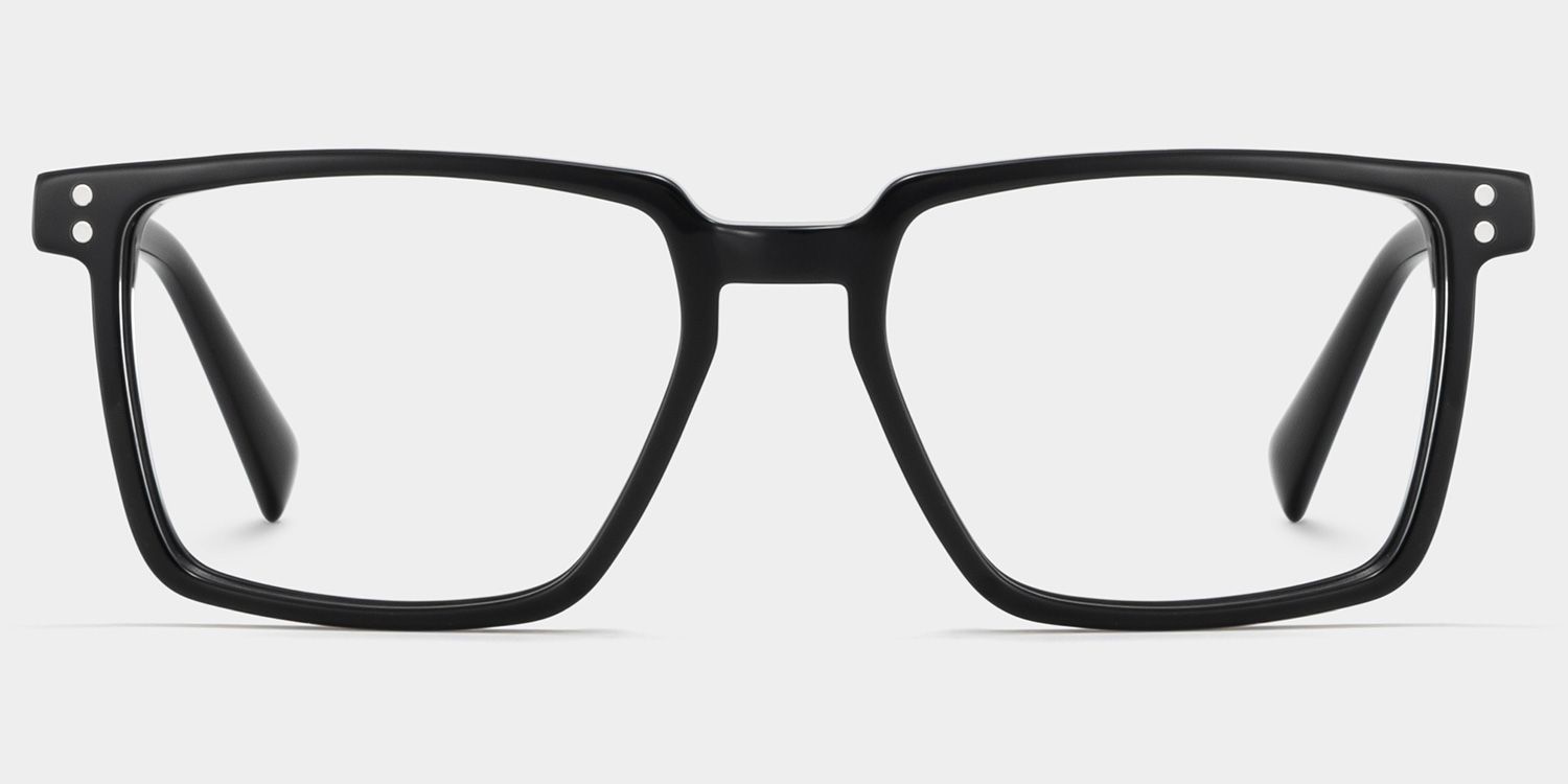 Griffin Black Frame Glasses with Rectangle Frame Online | ZEELOOL UK0