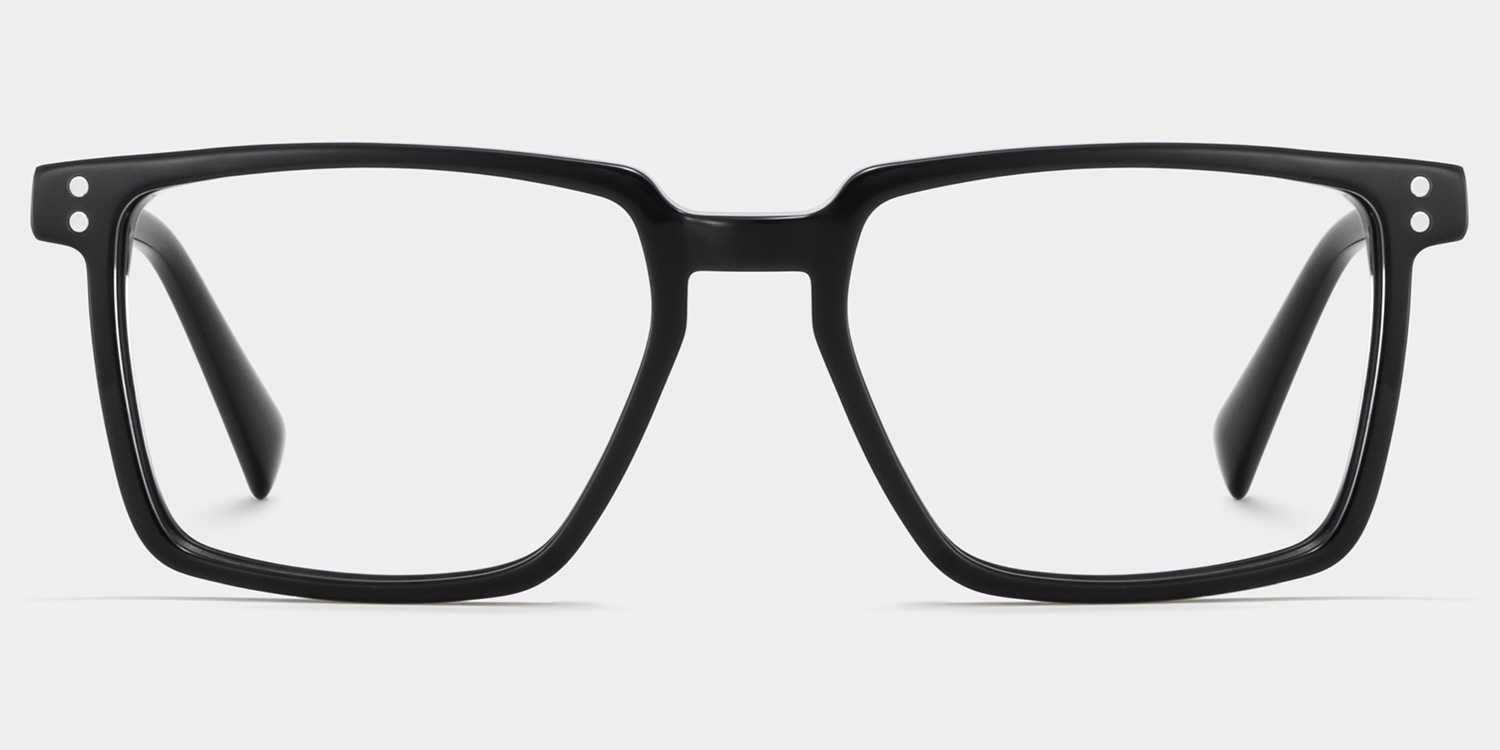 Griffin Black Frame Glasses with Rectangle Frame Online | ZEELOOL UK0