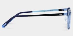 Lane Rectangle Blue Clear Glasses3