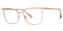 Beaty Square Rose-Gold Glasses1