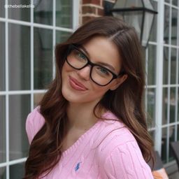 Faith Black Rectangle Glasses6