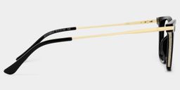 Selena Rectangle Black Glasses3