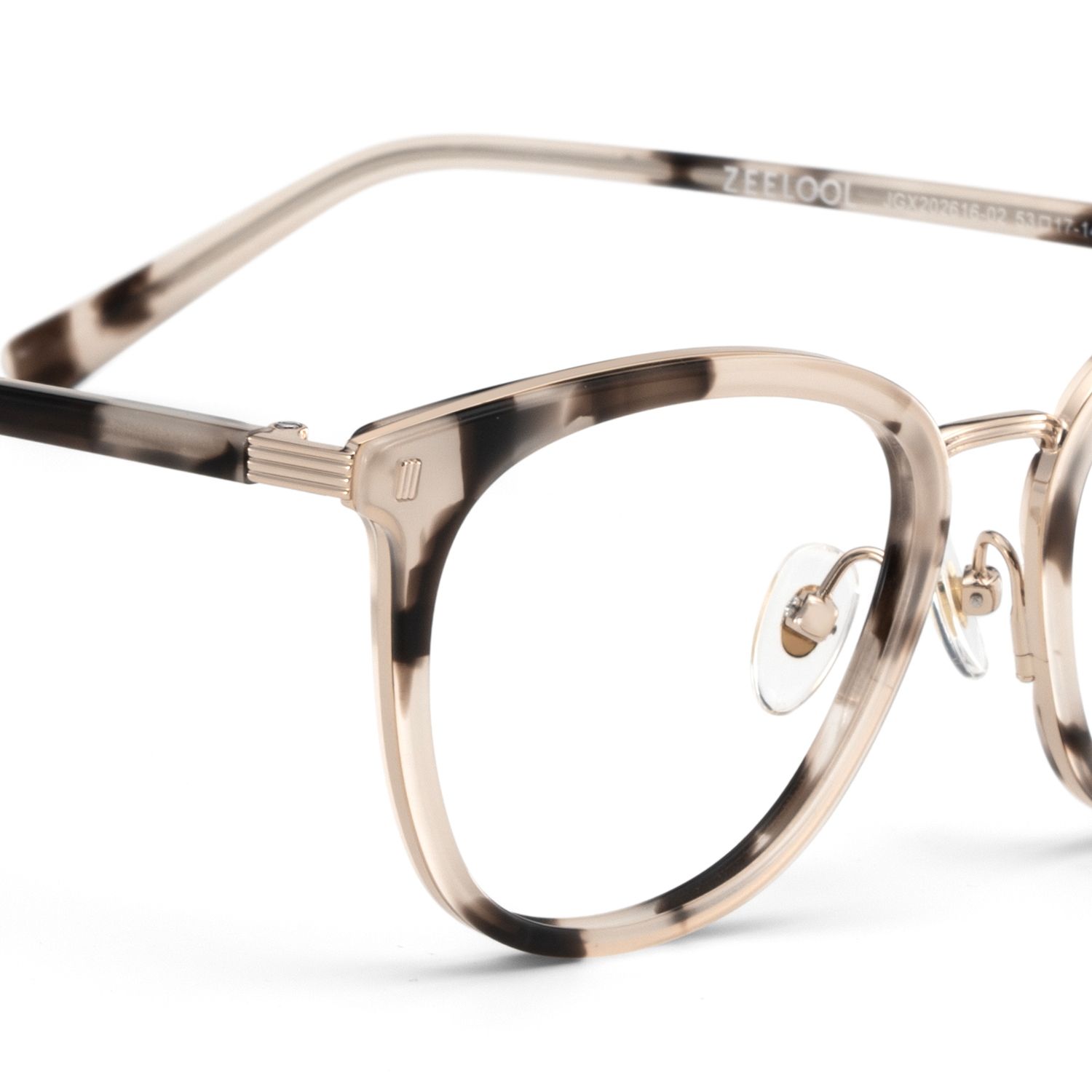 Caden Eyeglasses in Round Tortoise Frame | ZEELOOL UK6