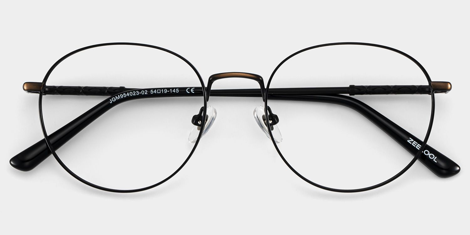 Ian Brown Frame Glasses with Round Frame Online | ZEELOOL2