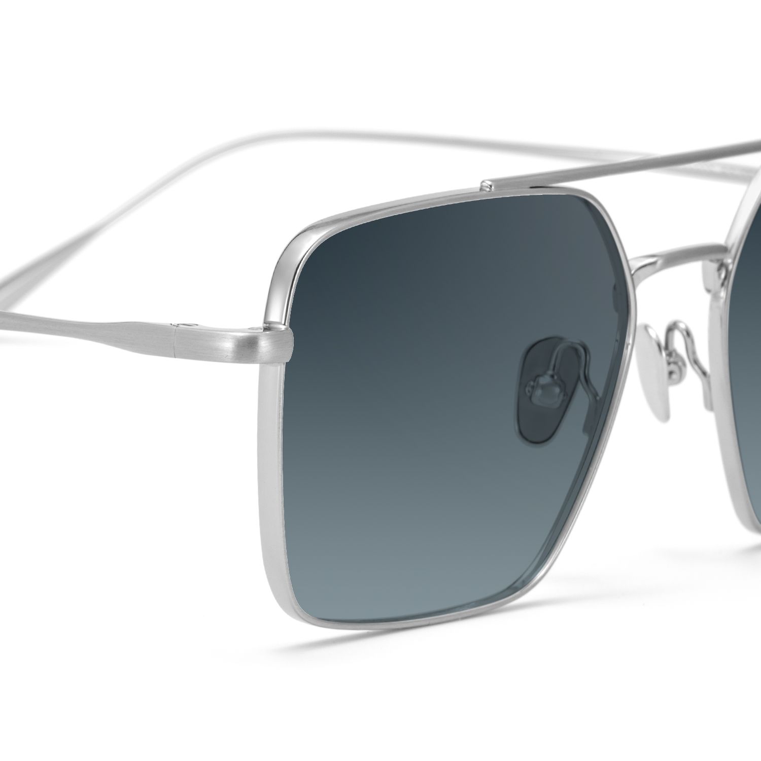 Jensen Eyeglasses in Aviator Sliver Frame | ZEELOOL UK4