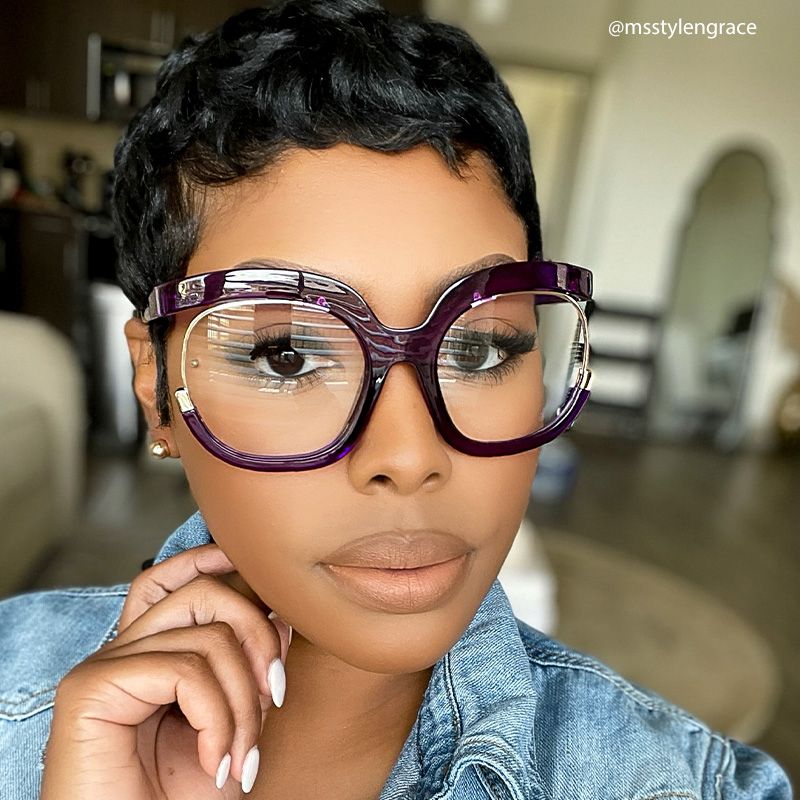 Darice Round Purple Glasses | ZEELOOL UK4