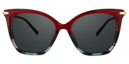 Lamar Butterfly Red Glasses0