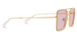 Diva Square Gold Sunglasses2
