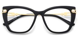 Victor Cat eye Black Glasses3