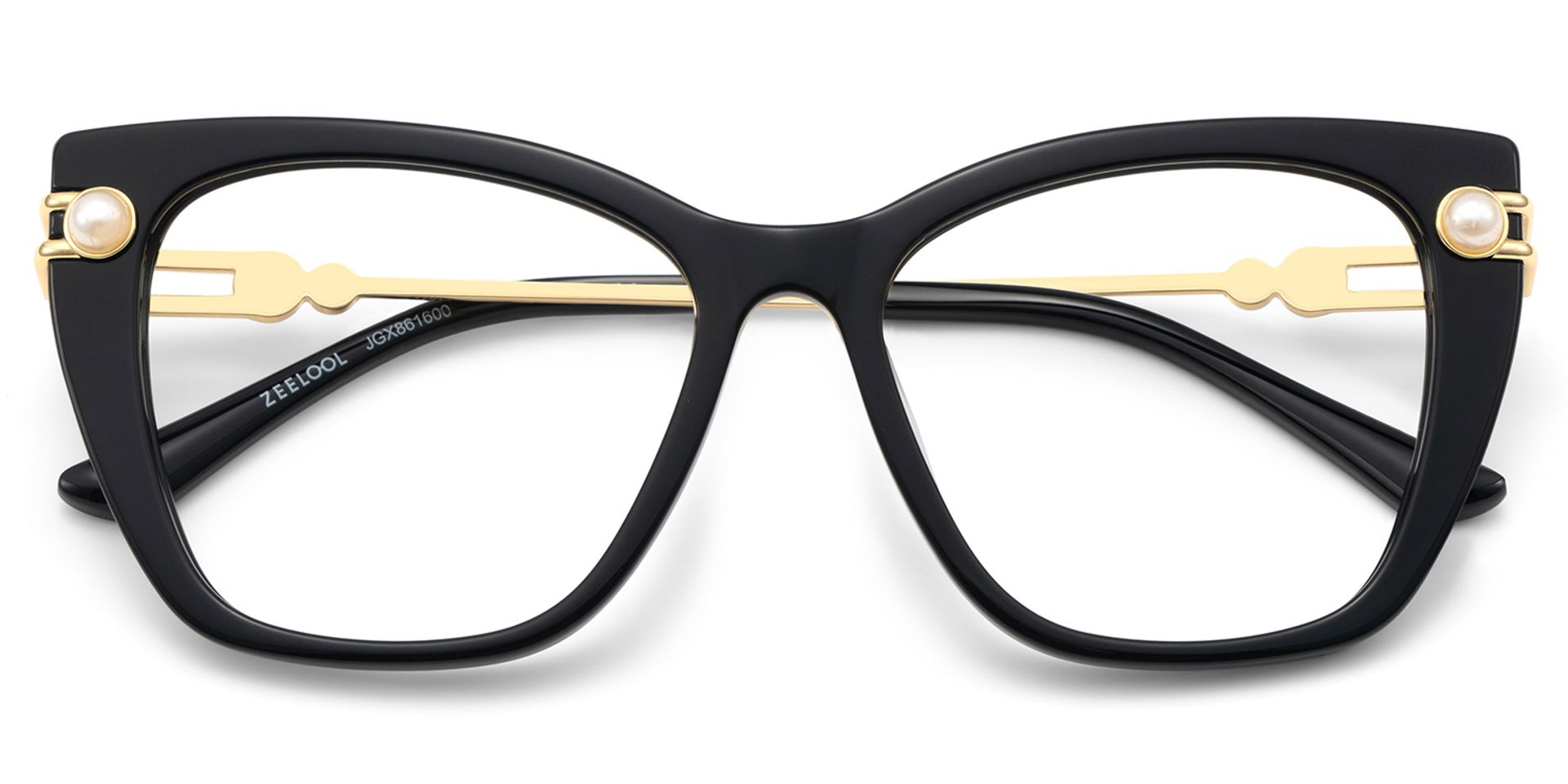 Victor Eyeglasses in Cat eye Black Frame | ZEELOOL UK3