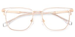 Zaira Browline Clear Glasses1