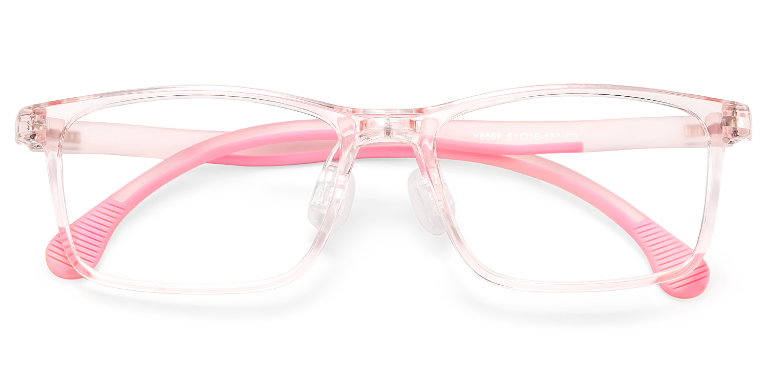Sunny Rectangle Pink Glasses1