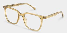 Jude Brown Square Glasses2