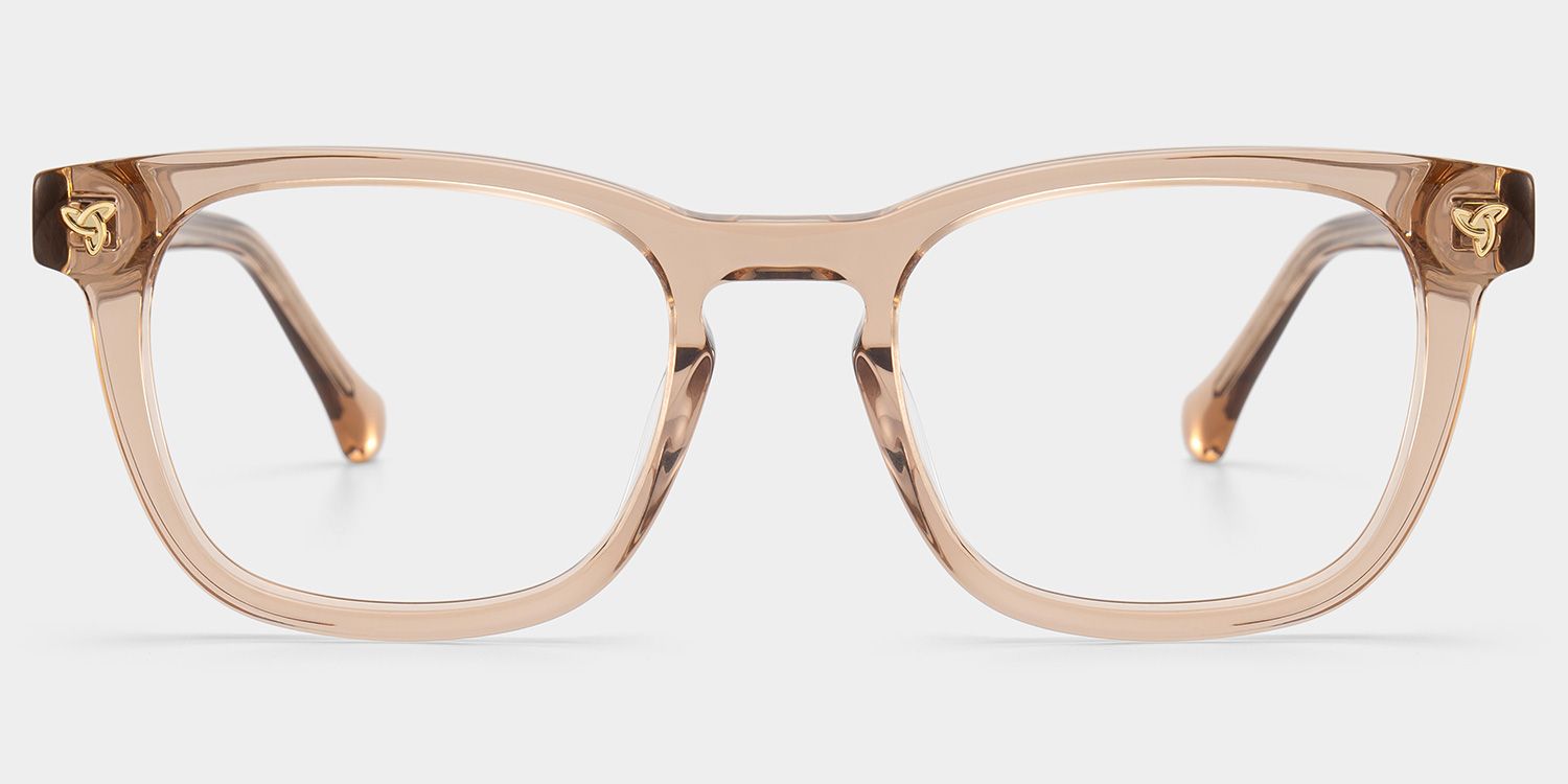 Heather Brown Frame Glasses with Square Frame Online | ZEELOOL1