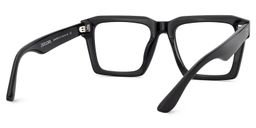 Kenish Square Black Glasses5