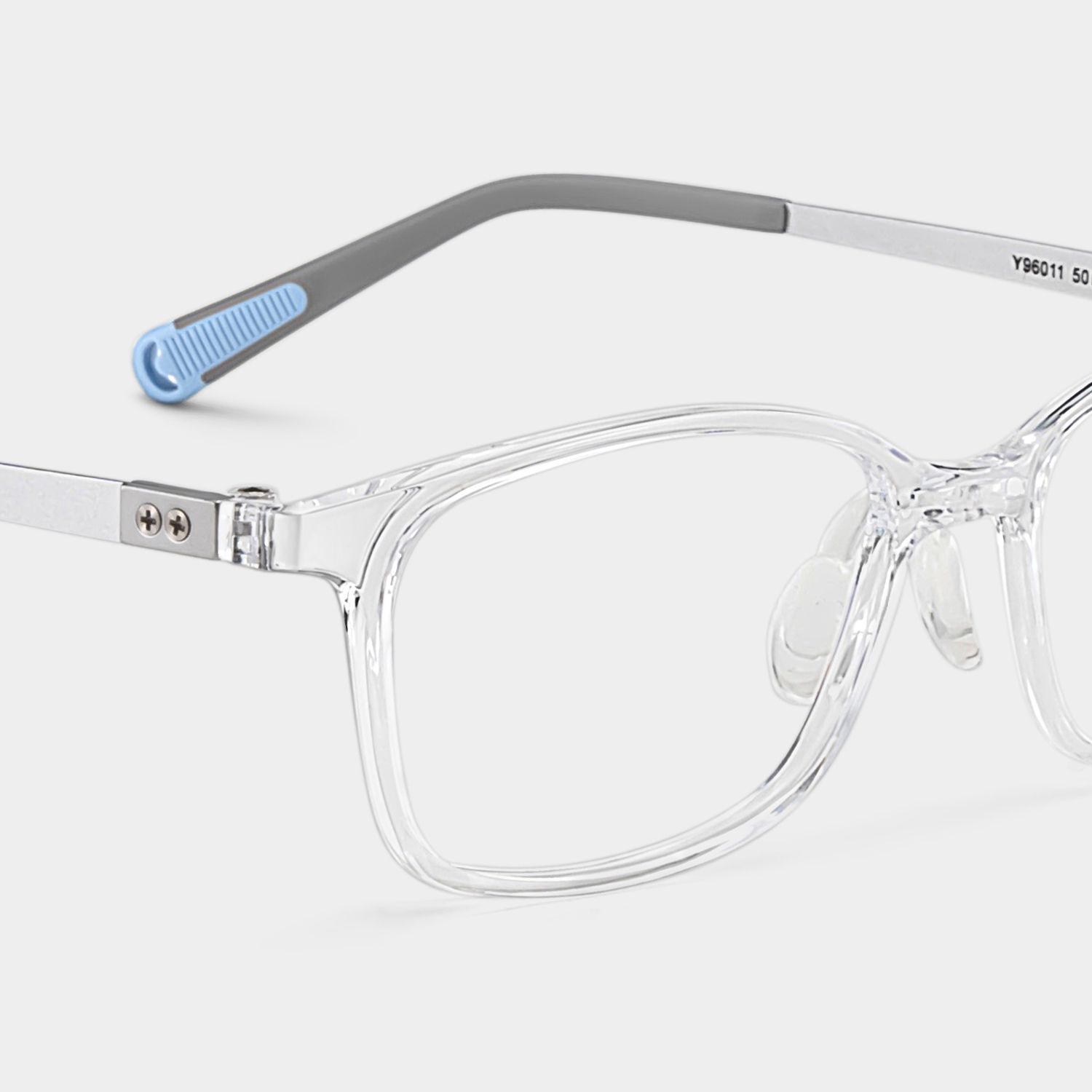 Finne Rectangle Cystal Frame Eyeglasses for Teens4