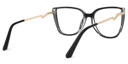 Celisa Cateye Black Glasses3