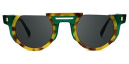 Mastin Round Tortoise Glasses0