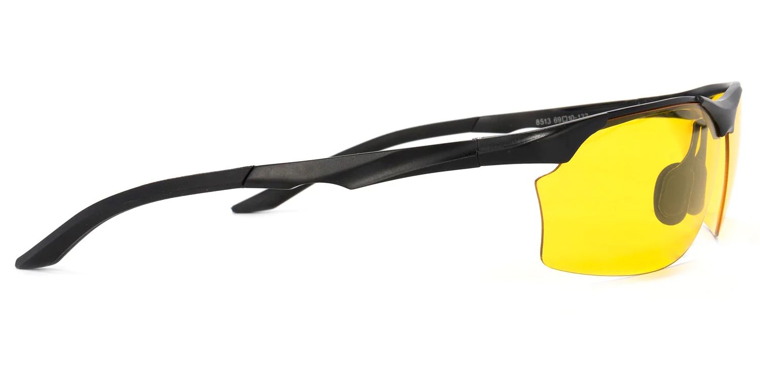 Godfrey Rectangle Yellow Lenses Cycling Goggles | ZEELOOL UK3