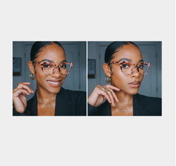 Chandrikar Cat Eye Pink-Floral Glasses6