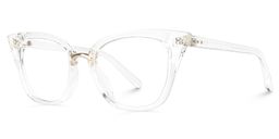 Chandrikar Cat Eye Clear Glasses1