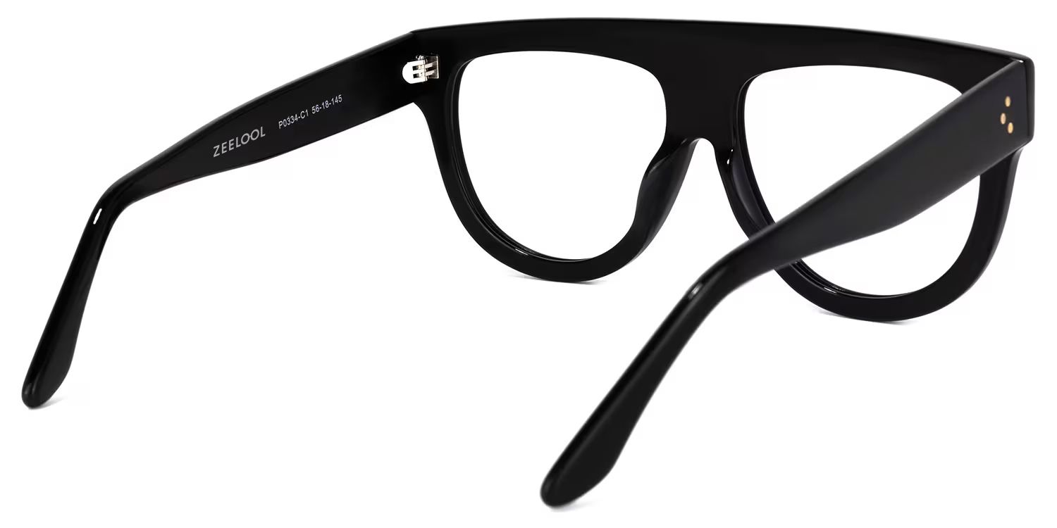 Jules Black Glasses | ZEELOOL UK4