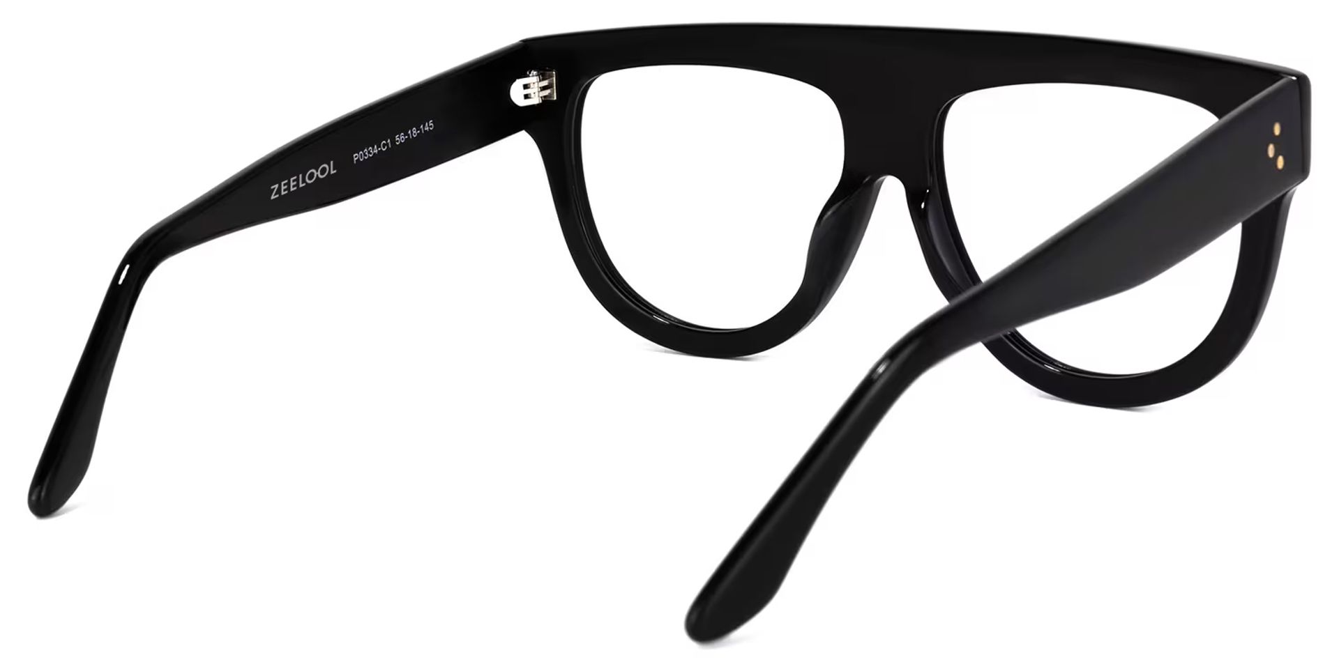Jules Black Glasses | ZEELOOL UK4