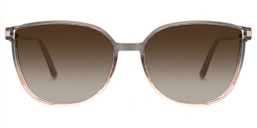 Rodz Gray-Pink Square Sunglasses