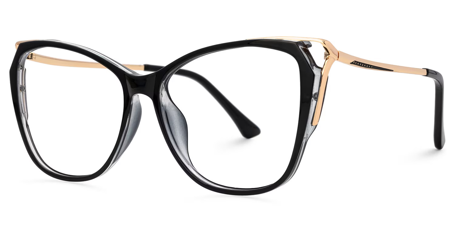Alana TR90 Butterfly Black Frame Glasses | ZEELOOL UK1